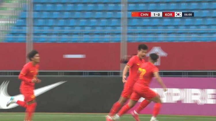  U22國(guó)足1-0韓國(guó)全場(chǎng)數(shù)據(jù)：控球率49%落后韓國(guó)，10射7正領(lǐng)先對(duì)手