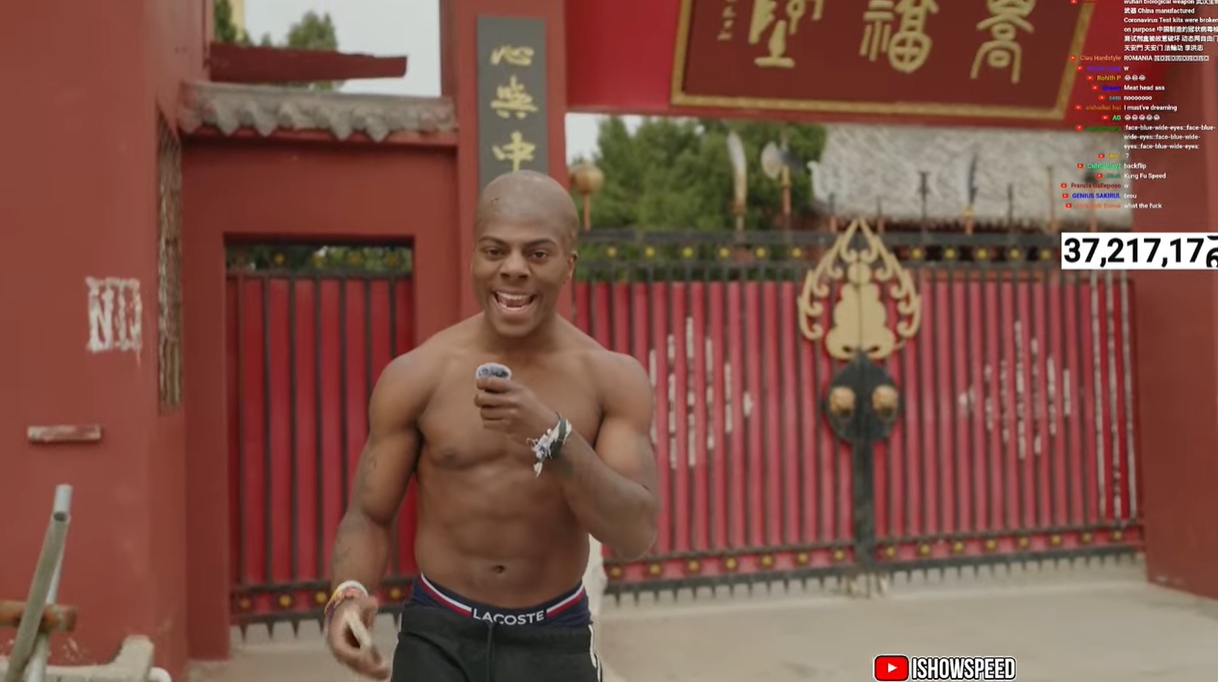  光頭造型！Speed中國行來到鄭州少林寺，上香拜佛學(xué)功夫