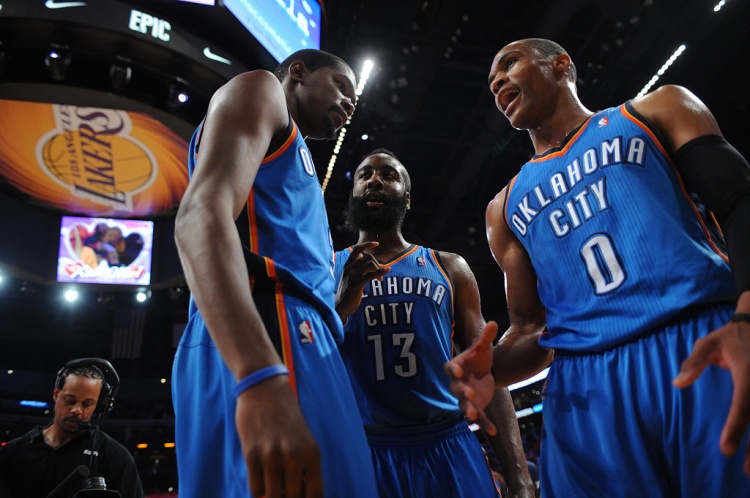  雷霆三少得分全部進(jìn)入歷史前20！他們是NBA歷史最大的如果嗎？