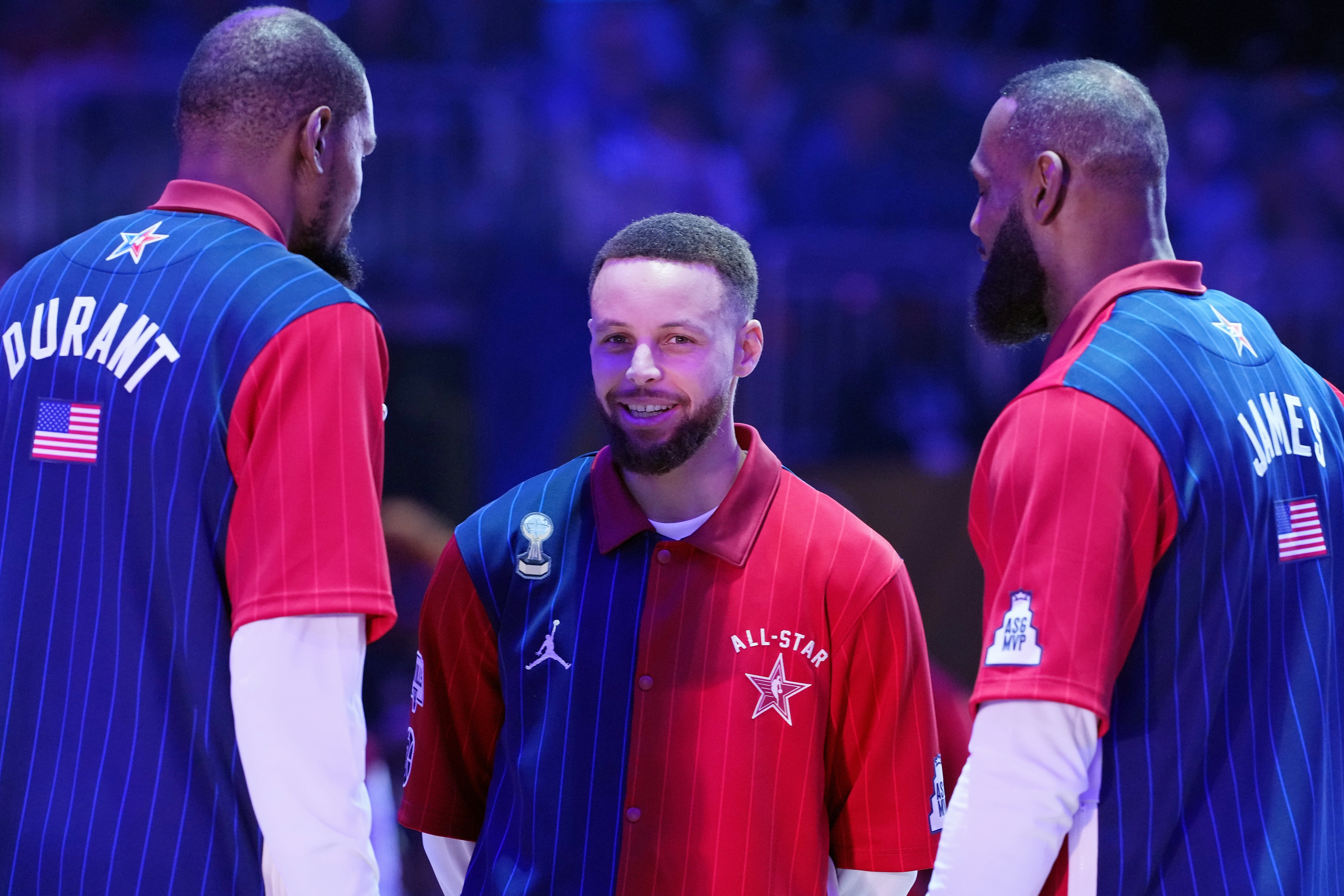  美國隊(duì)！NBA全明星正賽選人：詹杜庫眉+哈登+綠軍雙探花同隊(duì)